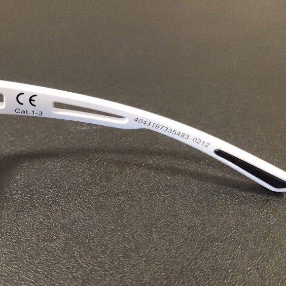 COPY - UVEX Sportstyle 805 V Sunglasses Mens Polarized Smoke Lens White Frame - Picture 7 of 10